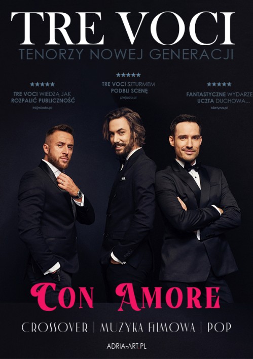 Okładka Tre Voci – Con Amore