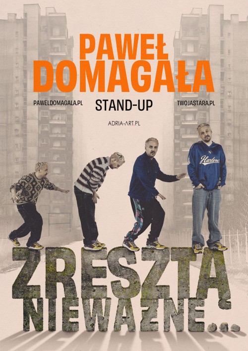 Okładka Paweł Domagała – stand-up „Zresztą nieważne”