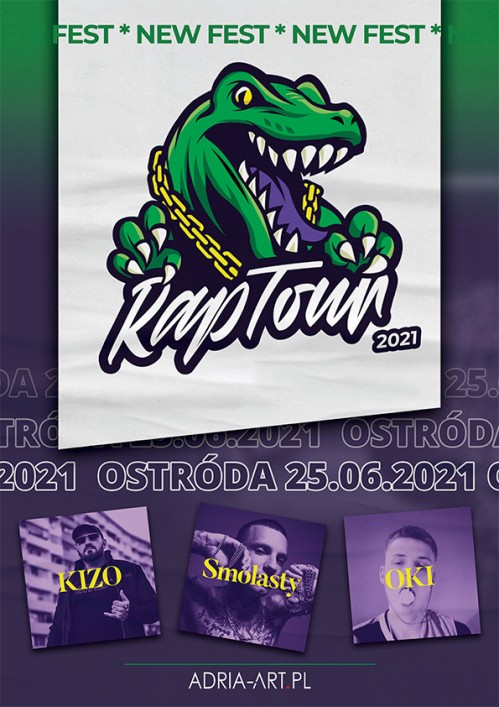 Okładka RapTour 2021 - KIZO, Smolasty, OKI